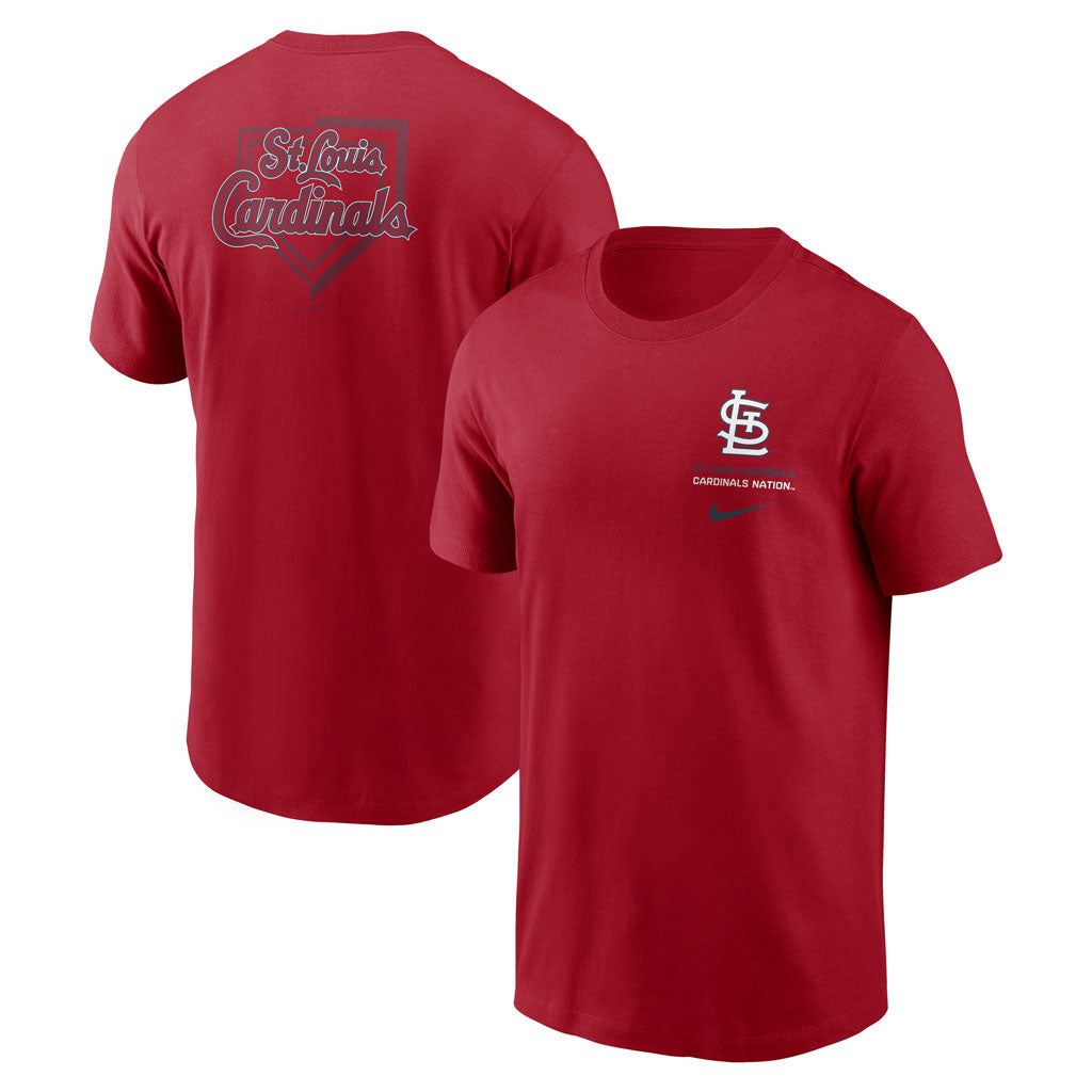 MLB St. Louis Cardinals Nike Two-Hit Cotton T-shirt - Red