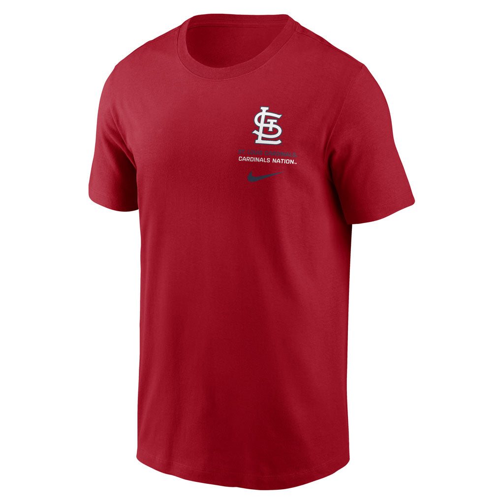 MLB St. Louis Cardinals Nike Two-Hit Cotton T-shirt - Red