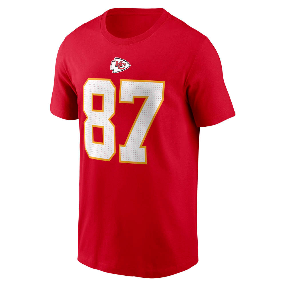 NFL Kansas City Chiefs Travis Kelce Nike Player Pride Name &amp; Number Tee