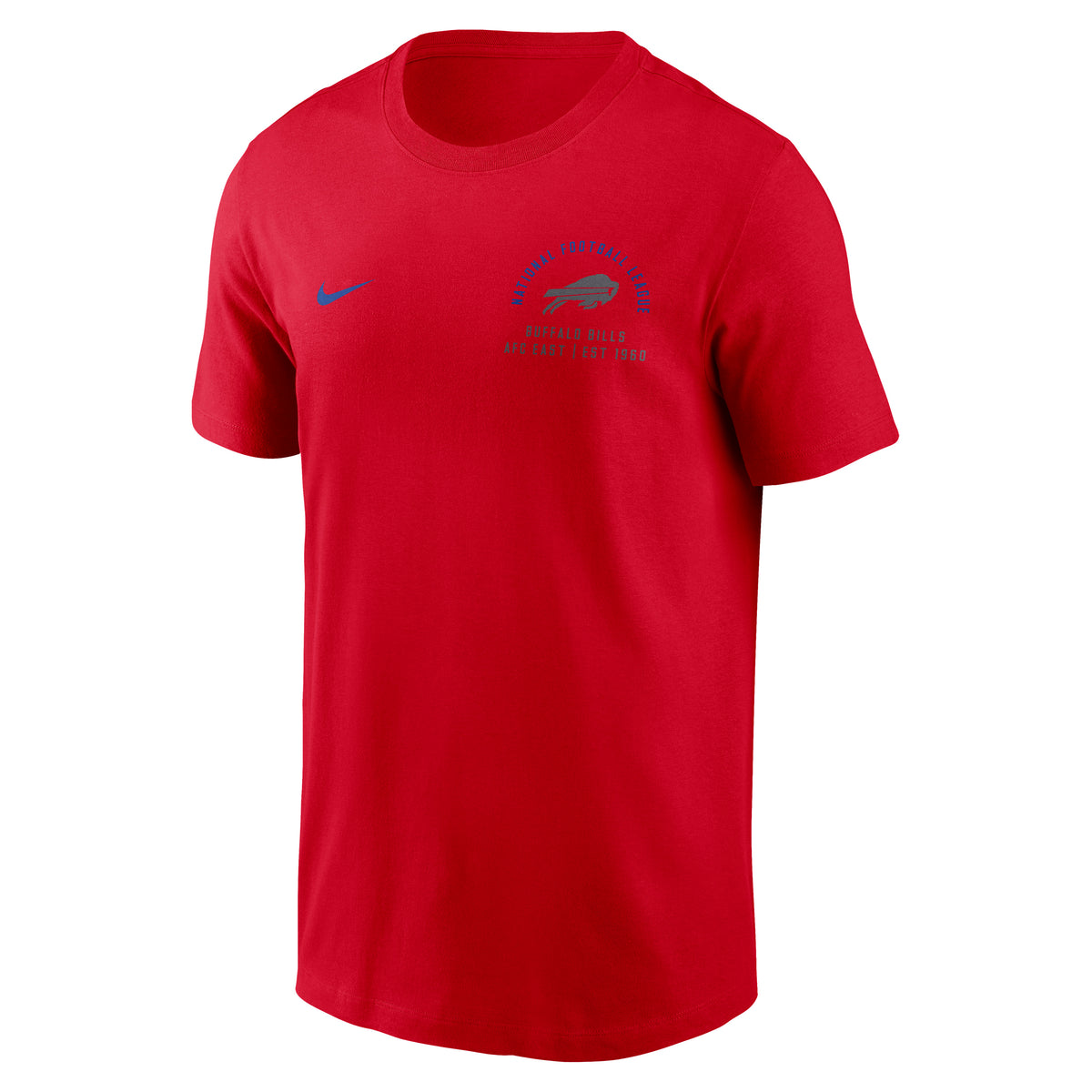 NFL Buffalo Bills Nike Split Logo Essential T-Shirt- Red