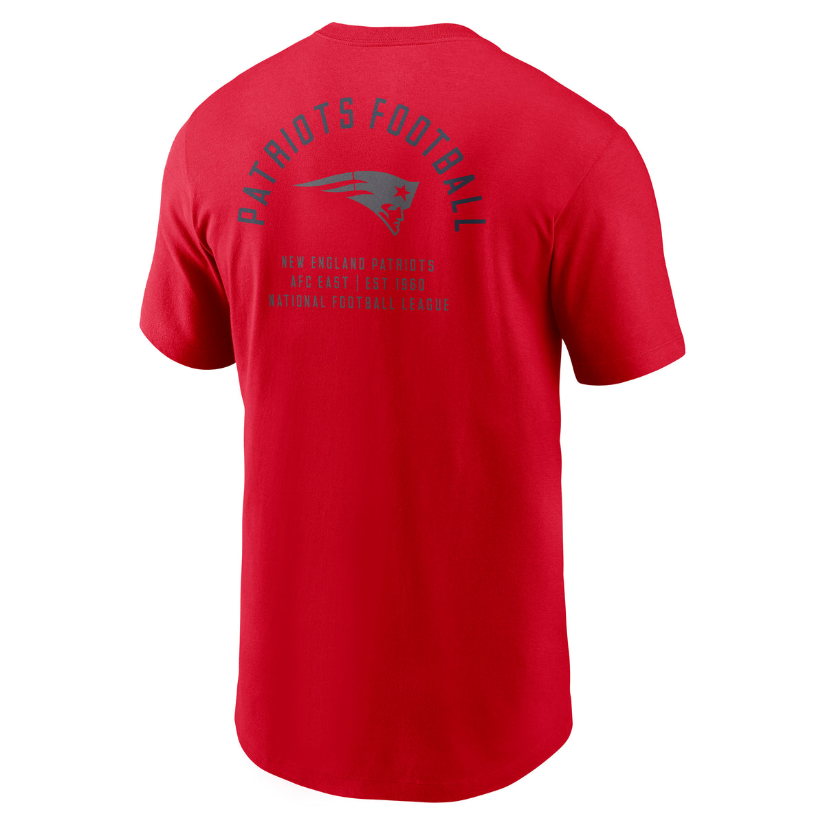 NFL New England Patriots Nike Split Logo Essential T-Shirt- Red