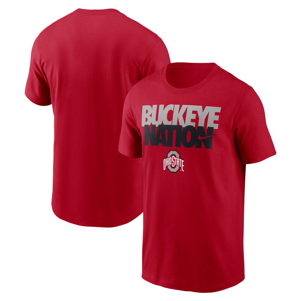 NCAA Ohio State Buckeyes Nike Cotton Madness T-Shirt - Red