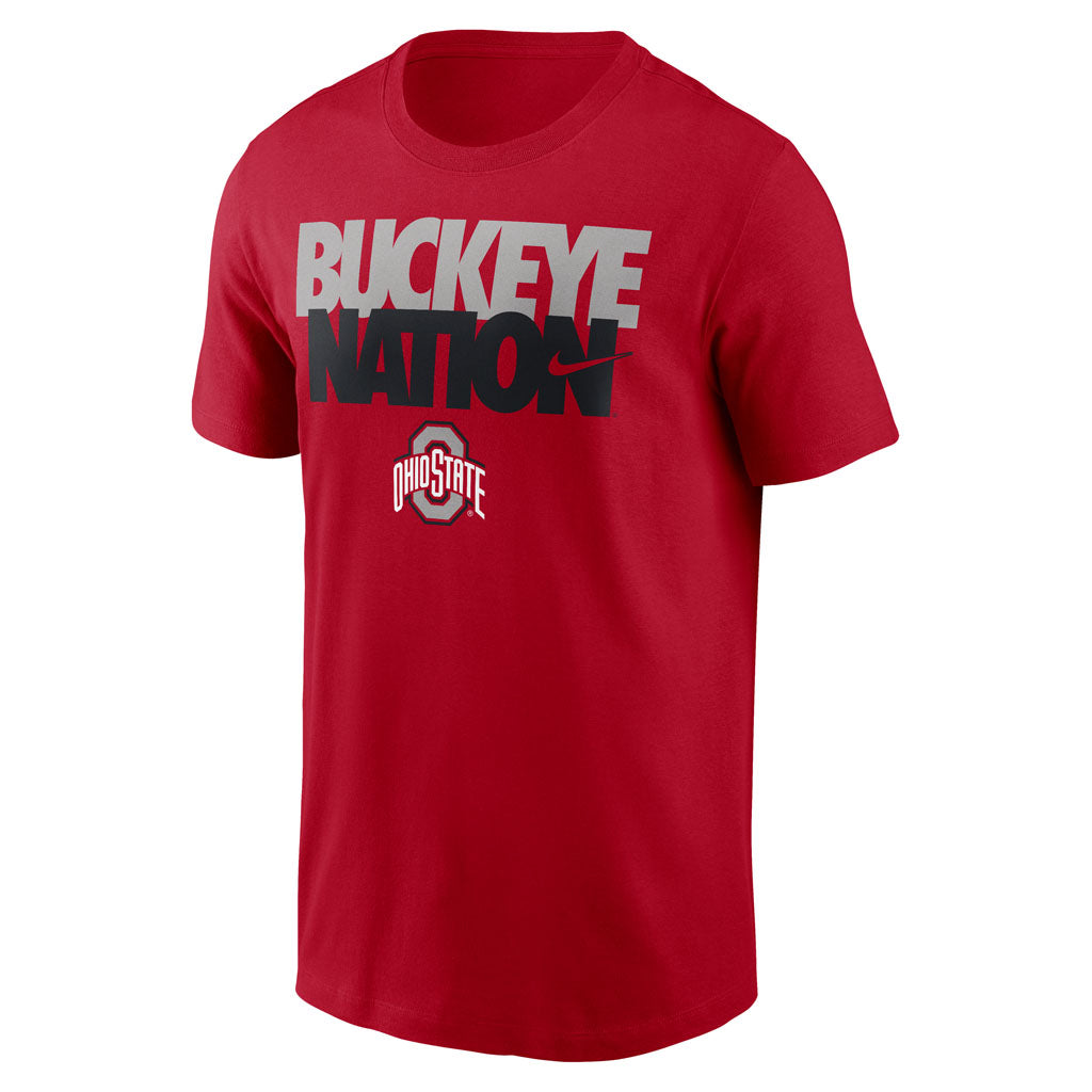 NCAA Ohio State Buckeyes Nike Cotton Madness T-Shirt - Red