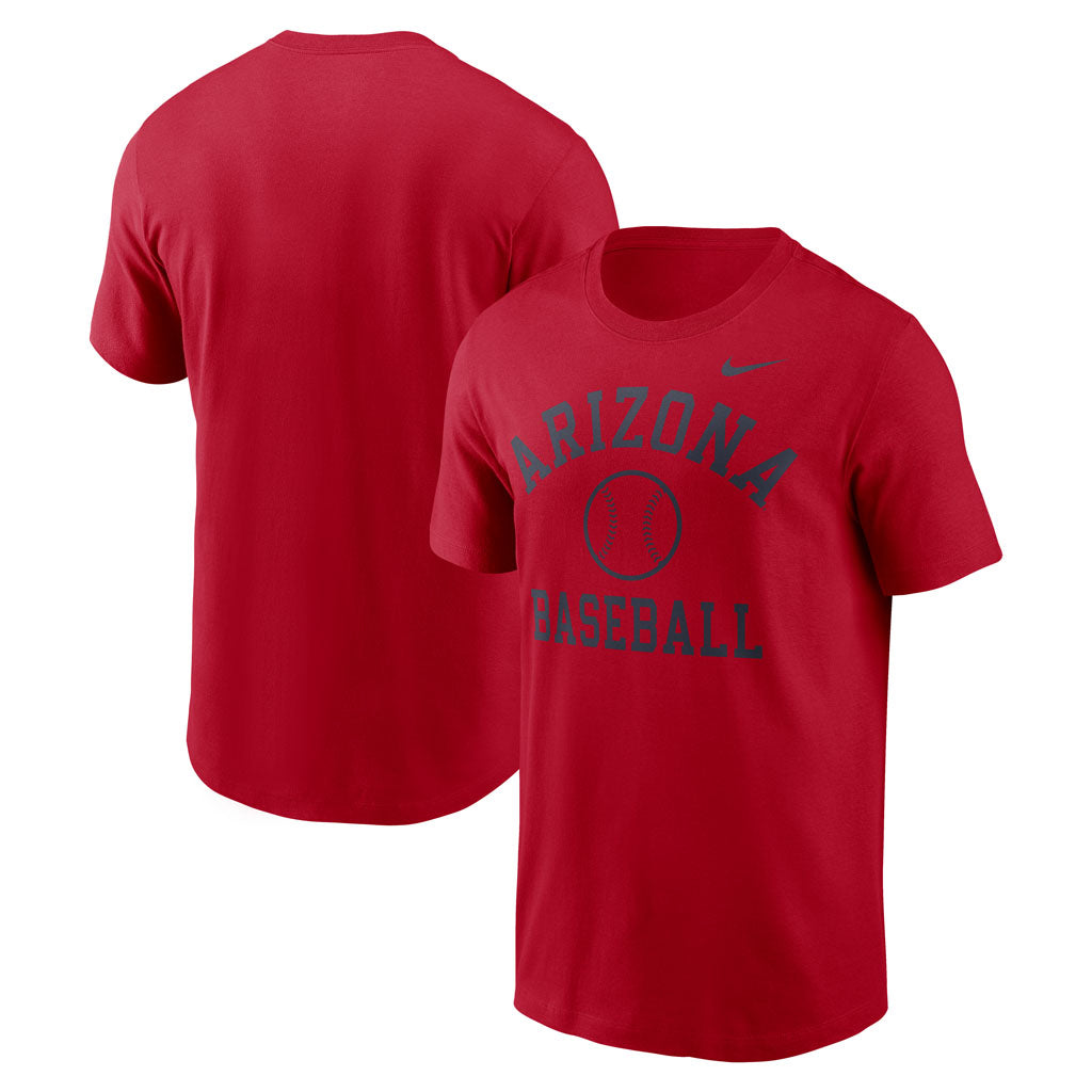 NCAA Arizona Wildcats Nike Cotton Baseball T-Shirt - Red