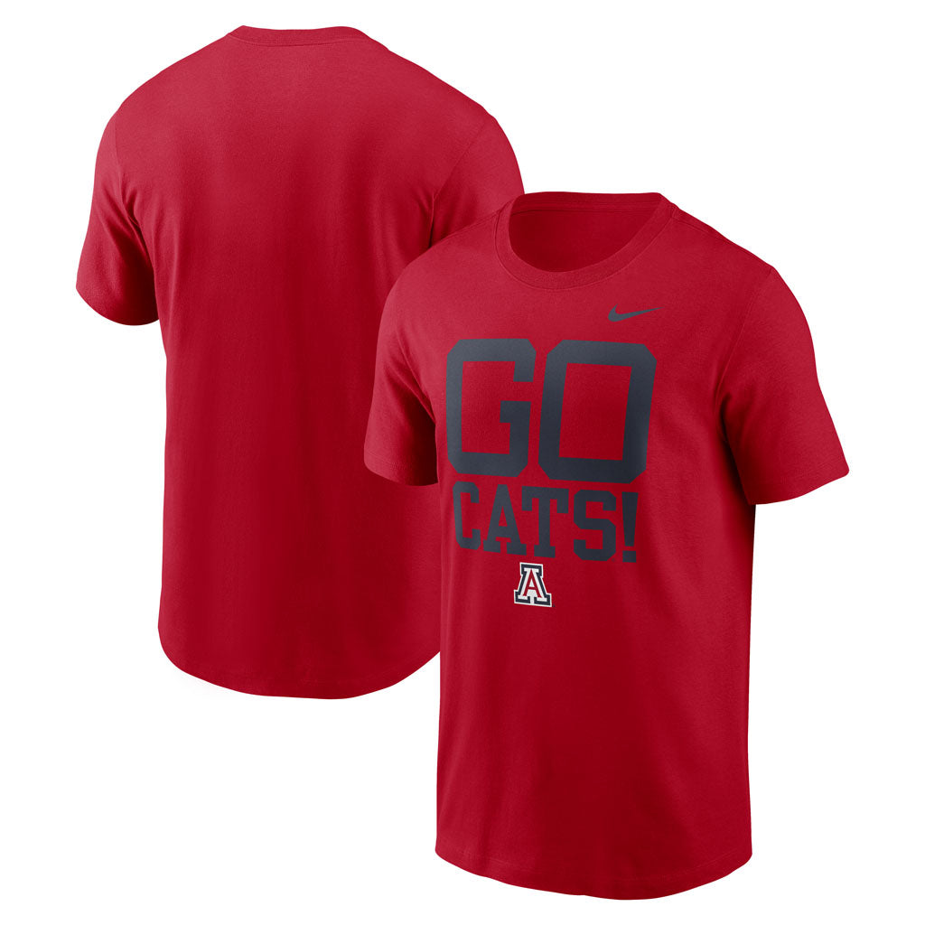NCAA Arizona Wildcats Nike GO CATS! Mantra T-Shirt - Red