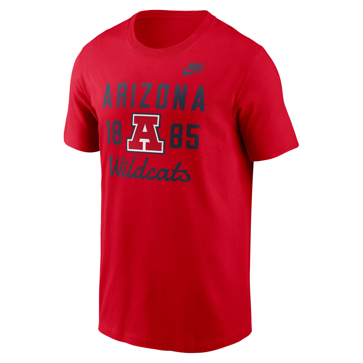 NCAA Arizona Wildcats Nike Legacy Stacked T-Shirt- Red
