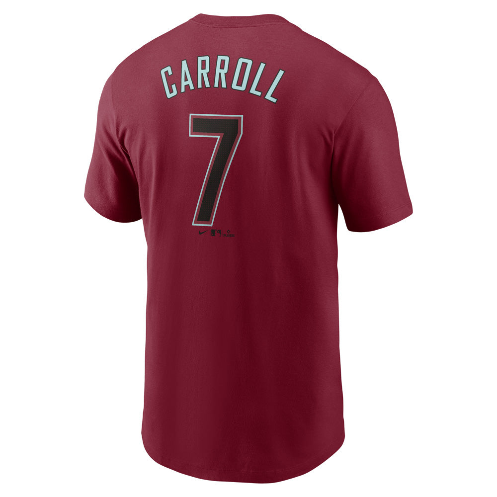 MLB Arizona Diamondbacks Corbin Carroll Nike FUSE Alternate Name &amp; Number Tee