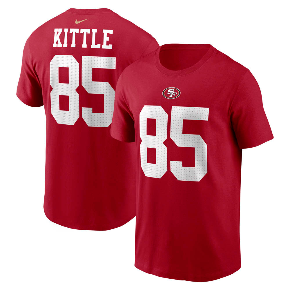 NFL San Francisco 49ers George Kittle Nike Player Pride Name &amp; Number Tee