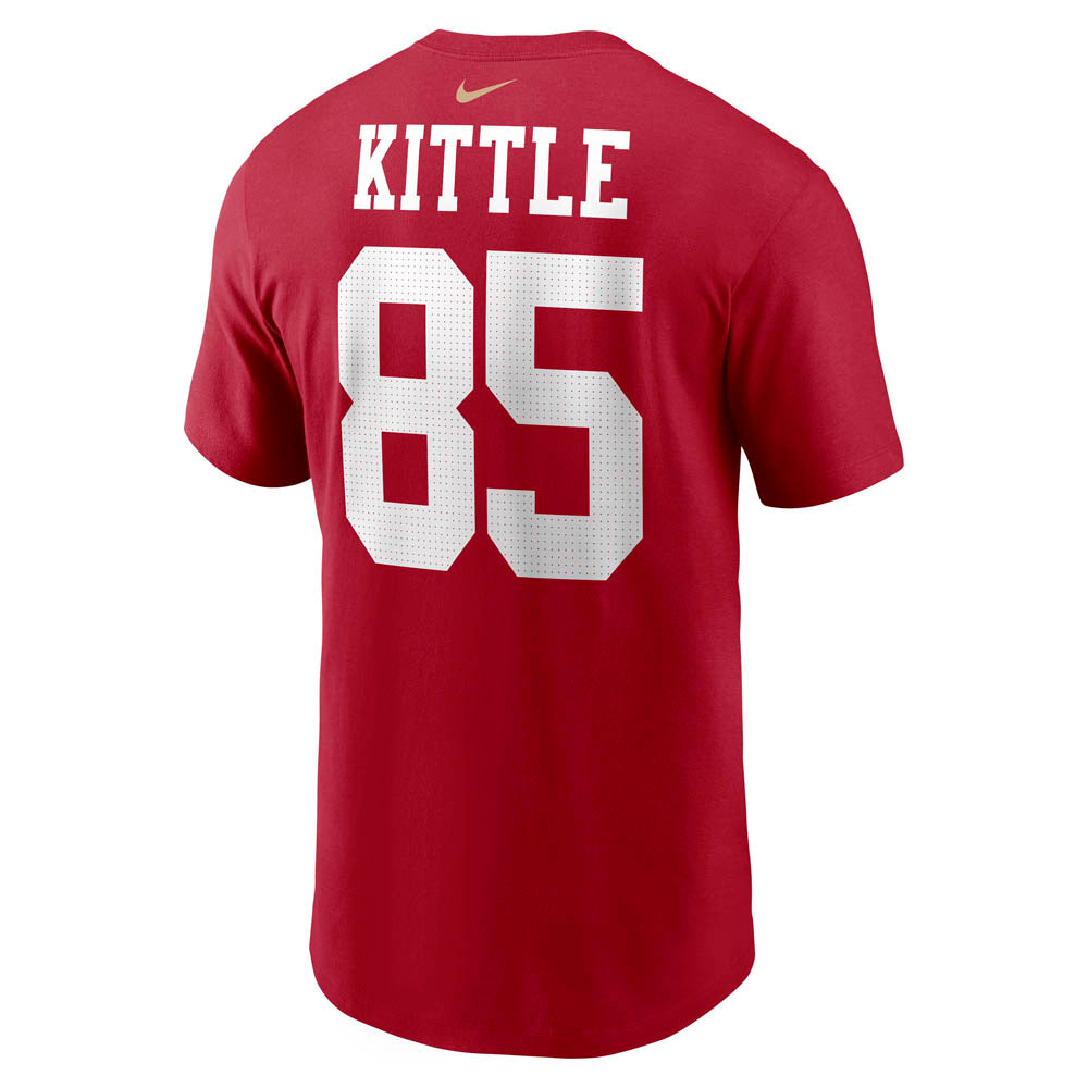 NFL San Francisco 49ers George Kittle Nike Player Pride Name &amp; Number Tee