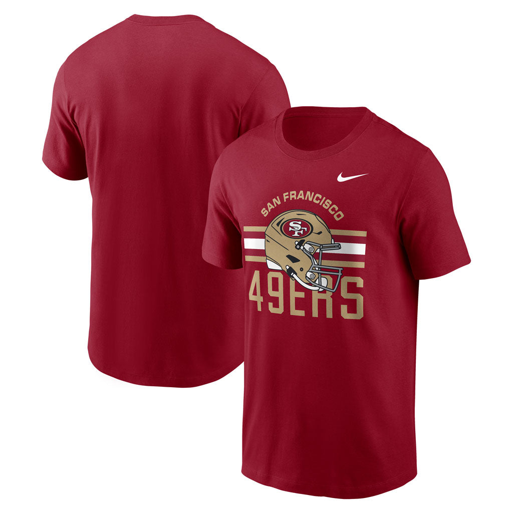 NFL San Francisco 49ers Nike Reflex Play Helmet T-Shirt - Red
