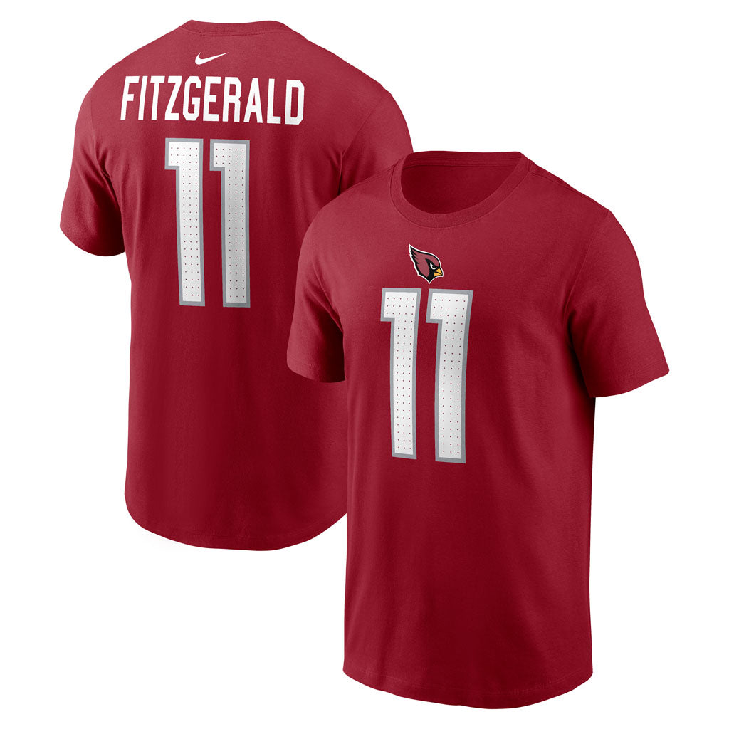 NFL Larry Fitzgerald Nike Home Name & Number T-Shirt - Red