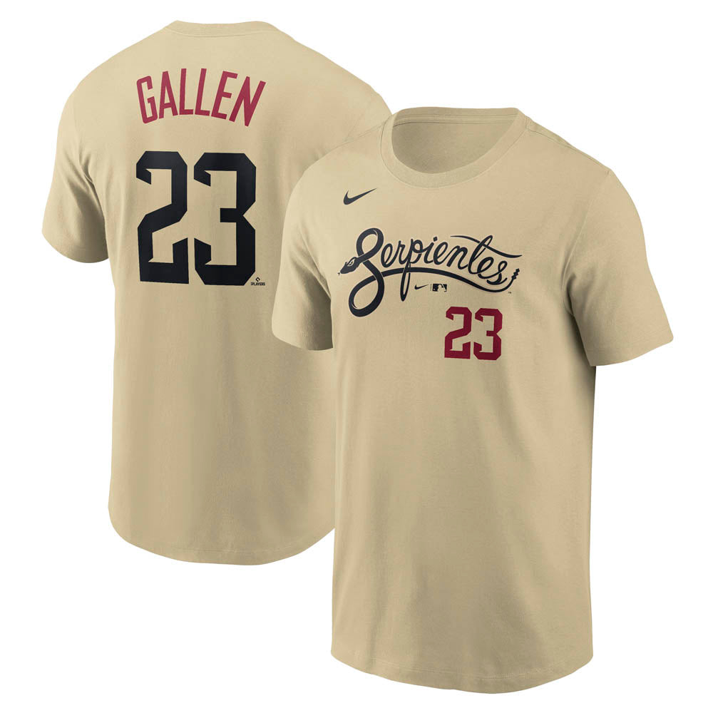 MLB Arizona Diamondbacks Zac Gallen Nike City Connect Name &amp; Number Tee