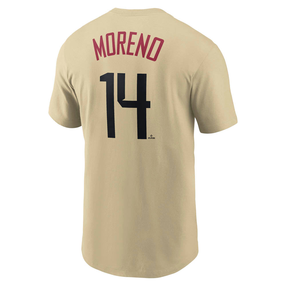 MLB Arizona Diamondbacks Gabriel Moreno Nike City Connect Name &amp; Number Tee