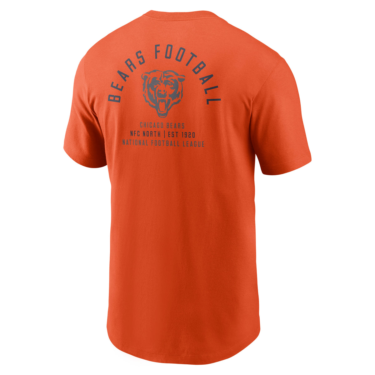 NFL Chicago Bears Nike Split Logo Essential T-Shirt- Orange