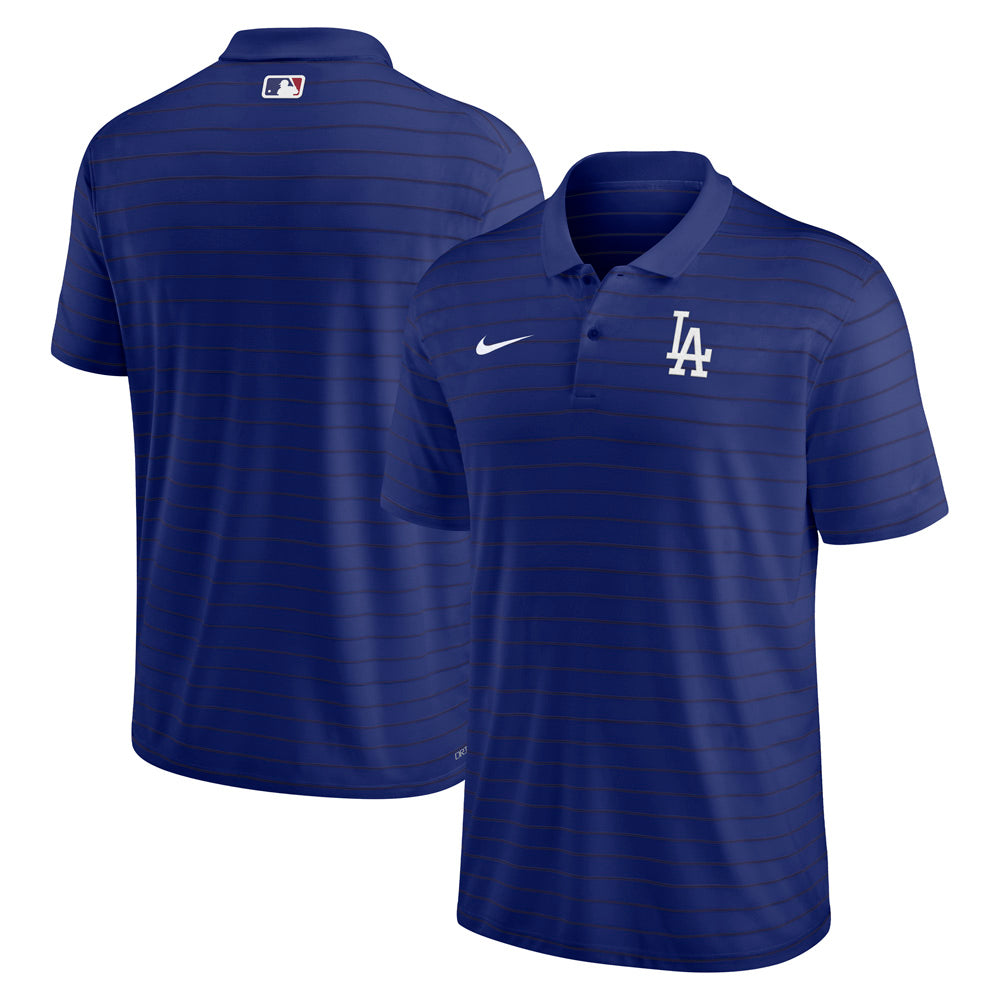 MLB Los Angeles Dodgers Nike Dri-FIT Victory Striped Knit Polo