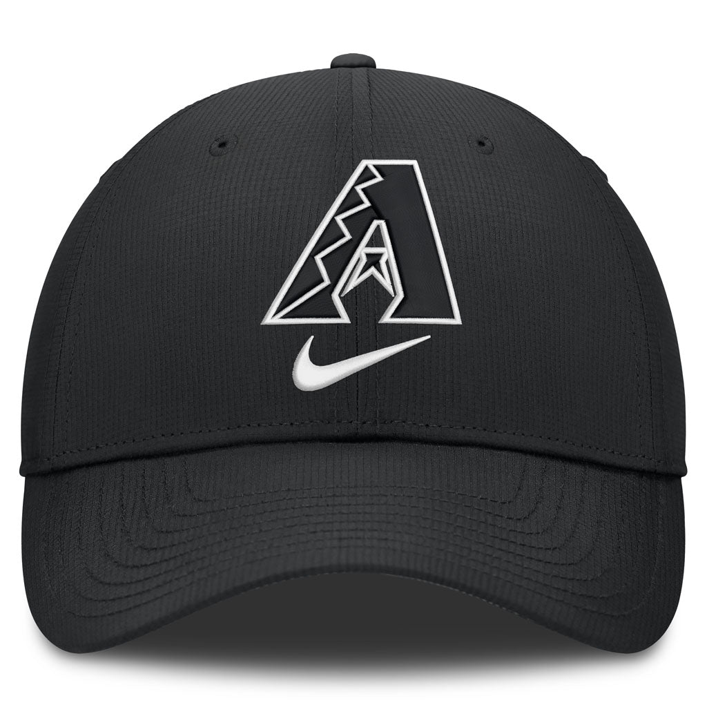 MLB Arizona Diamondbacks Nike Black & White Ripstop Structured Adjustable Hat - Black