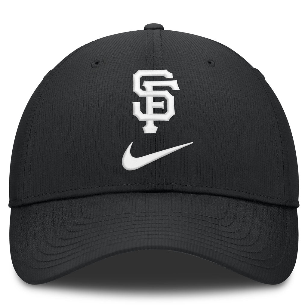MLB San Francisco Giants Nike Black & White Ripstop Structured Adjustable Hat - Black