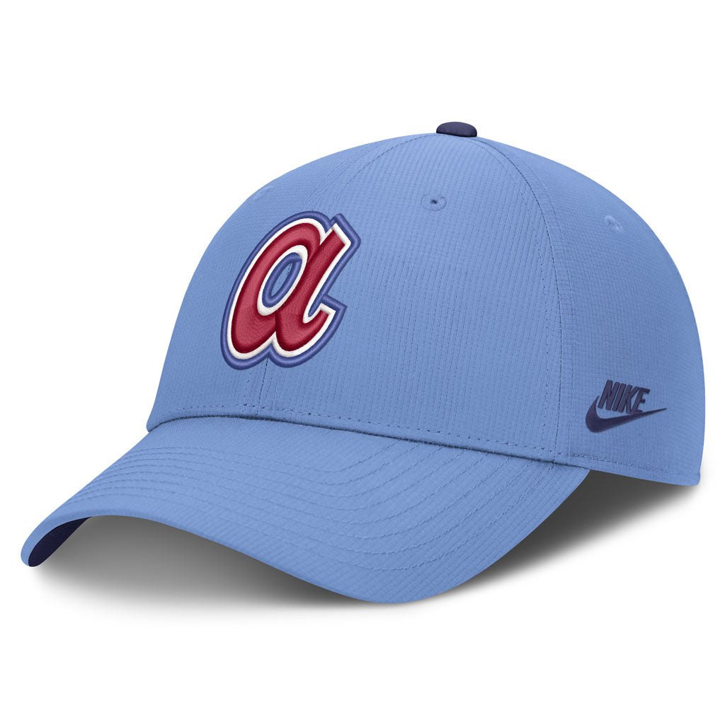 MLB Atlanta Braves Nike Cooperstown Ripstop Adjustable Hat - Light blue