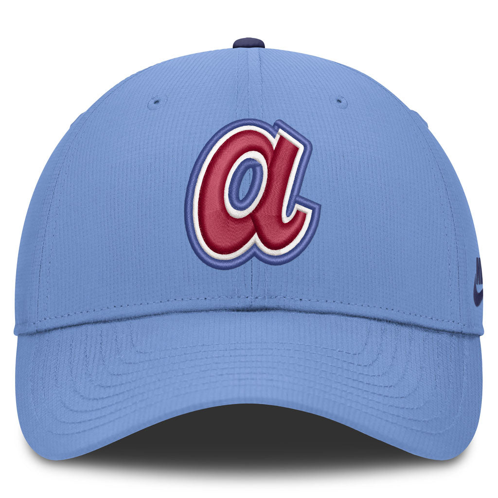 MLB Atlanta Braves Nike Cooperstown Ripstop Adjustable Hat - Light blue