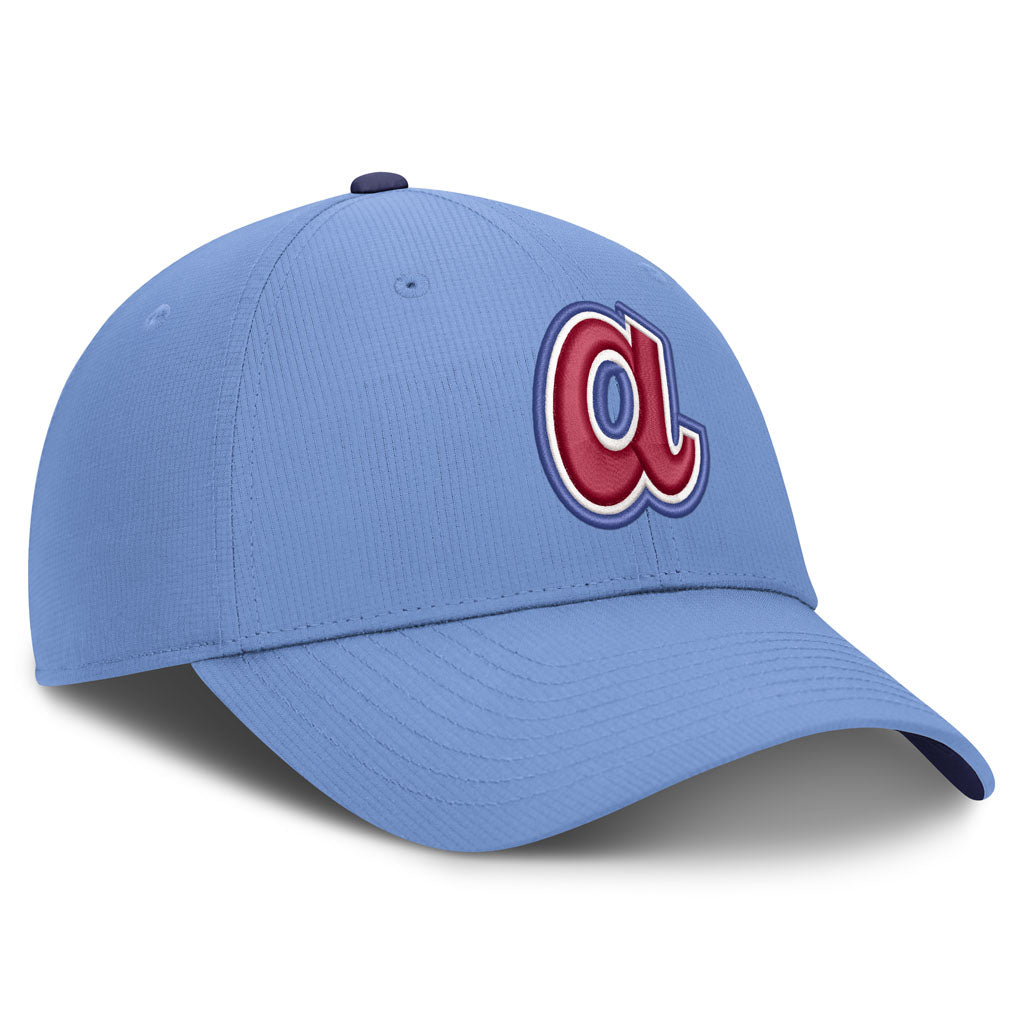 MLB Atlanta Braves Nike Cooperstown Ripstop Adjustable Hat - Light blue