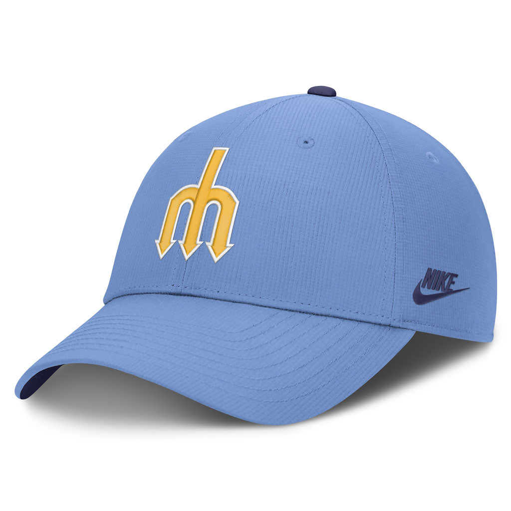MLB Seattle Mariners Nike Cooperstown Ripstop Adjustable Hat - Light blue