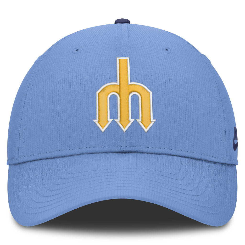MLB Seattle Mariners Nike Cooperstown Ripstop Adjustable Hat - Light blue