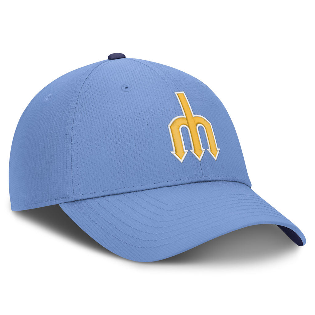 MLB Seattle Mariners Nike Cooperstown Ripstop Adjustable Hat - Light blue