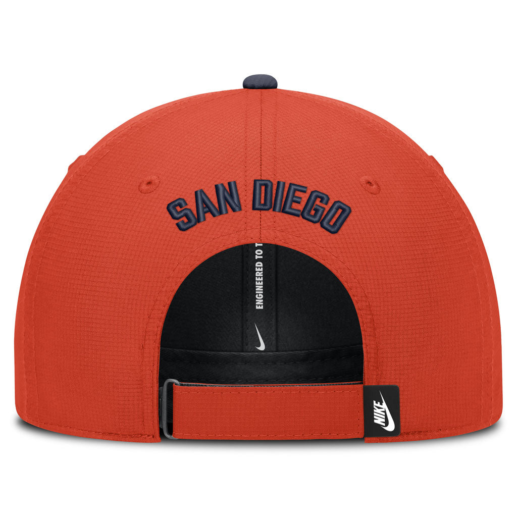 MLB San Diego Padres Nike Cooperstown Ripstop Adjustable Hat - Orange