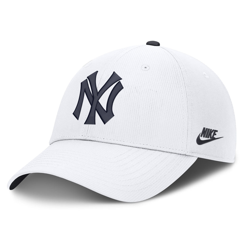 MLB New York Yankees Nike Cooperstown Ripstop Adjustable Hat - White