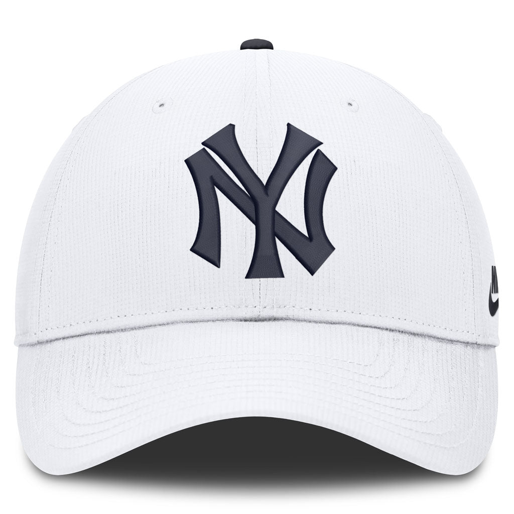 MLB New York Yankees Nike Cooperstown Ripstop Adjustable Hat - White
