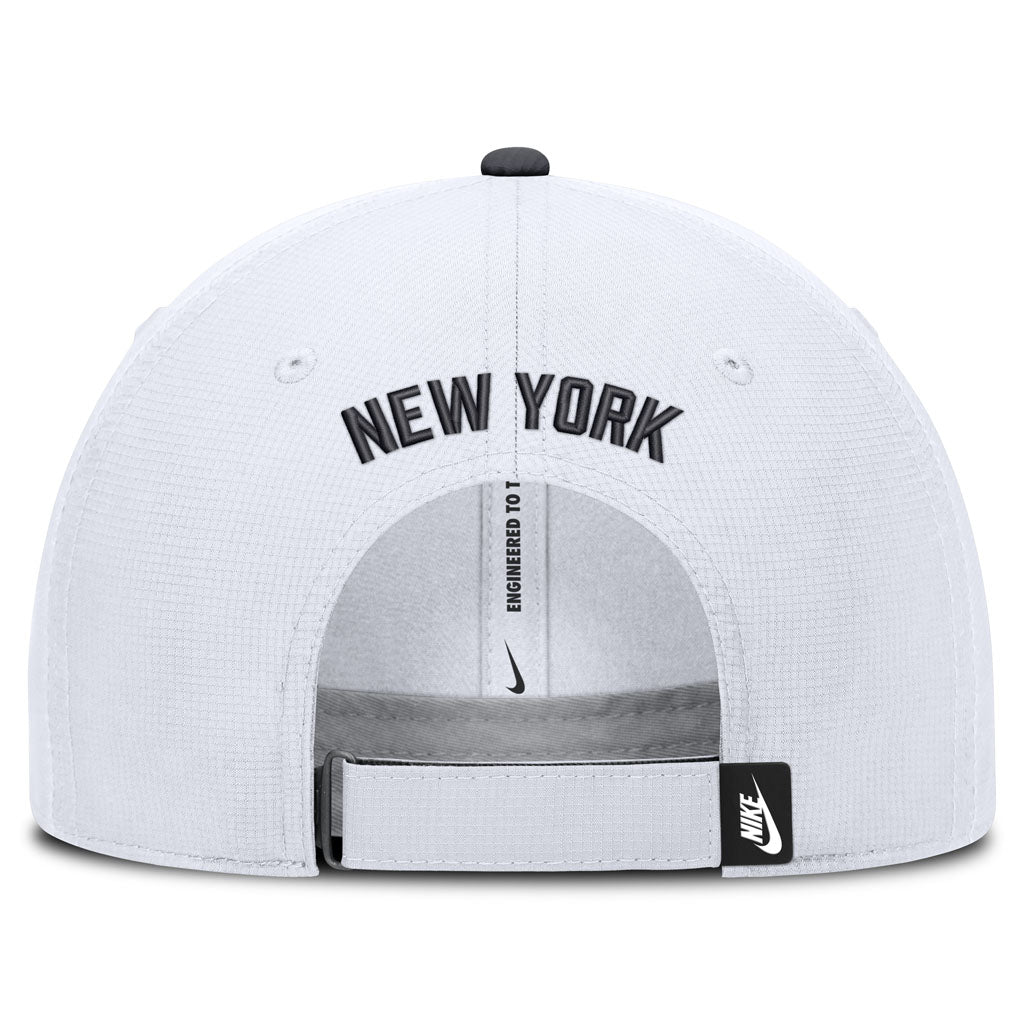 MLB New York Yankees Nike Cooperstown Ripstop Adjustable Hat - White