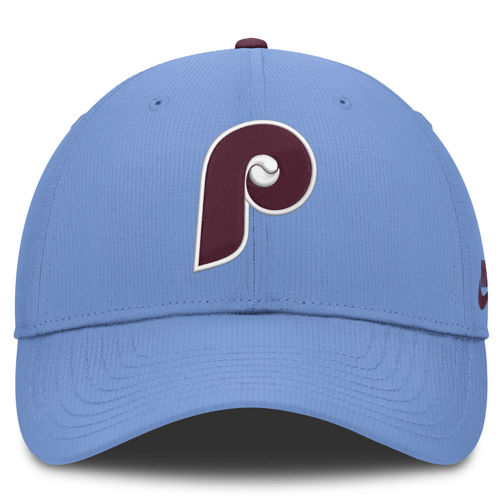 MLB Philadelphia Phillies Nike Cooperstown Ripstop Adjustable Hat - Light blue