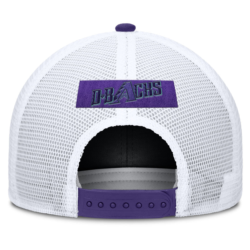 MLB Arizona Diamondbacks Nike Citty Connect Dri-Fit Structured Trucker Adjustable Hat - Purple