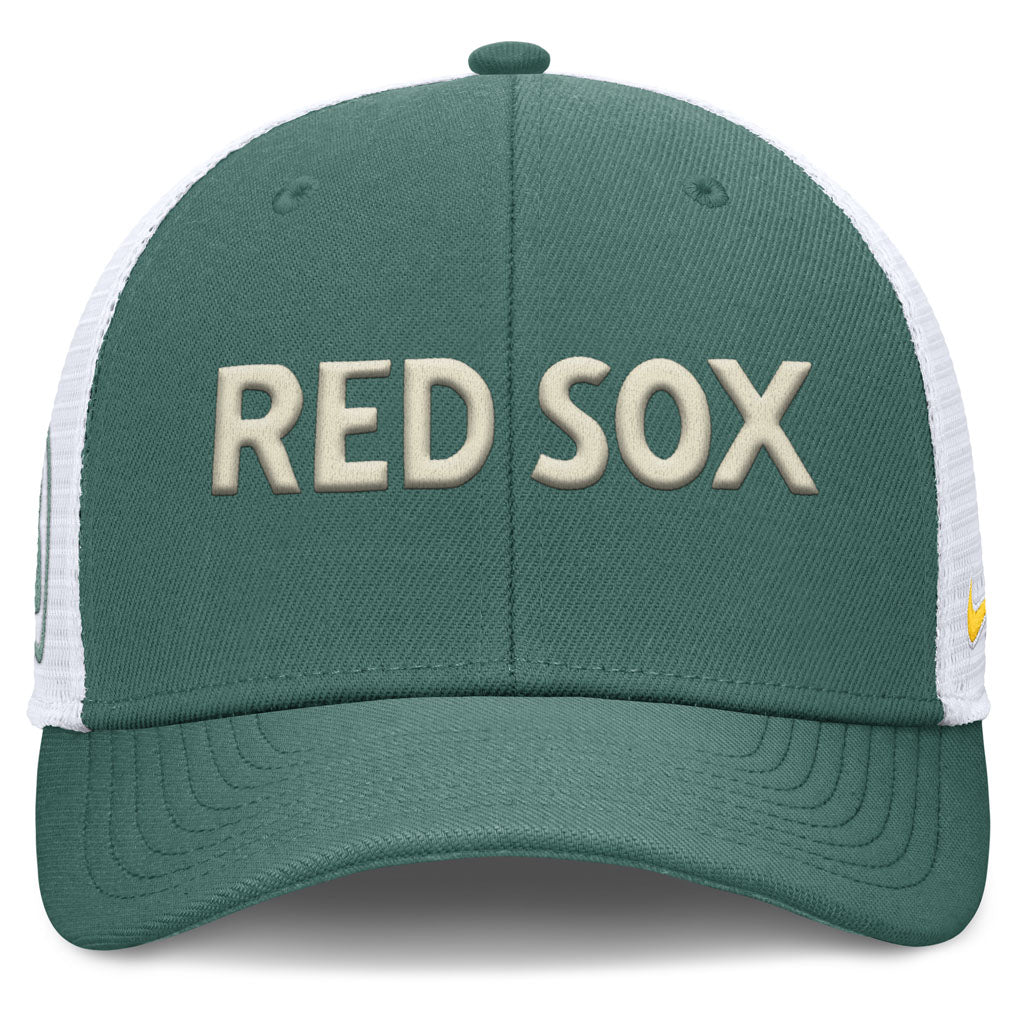 MLB Boston Red Sox Nike Citty Connect Dri-Fit Structured Trucker Adjustable Hat - Green