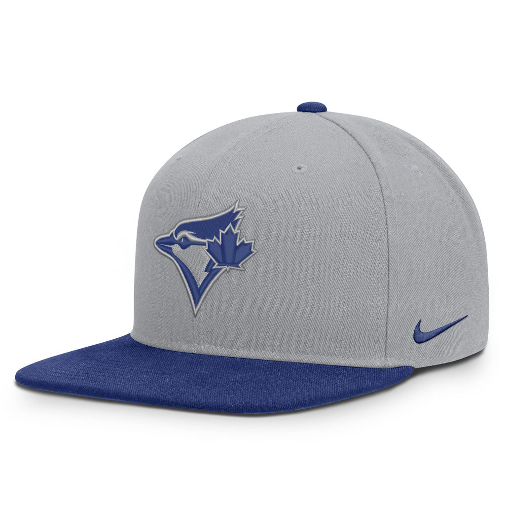MLB Toronto Blue Jays Nike Two-Tone Primetime Pro Snapback Hat - Graphite