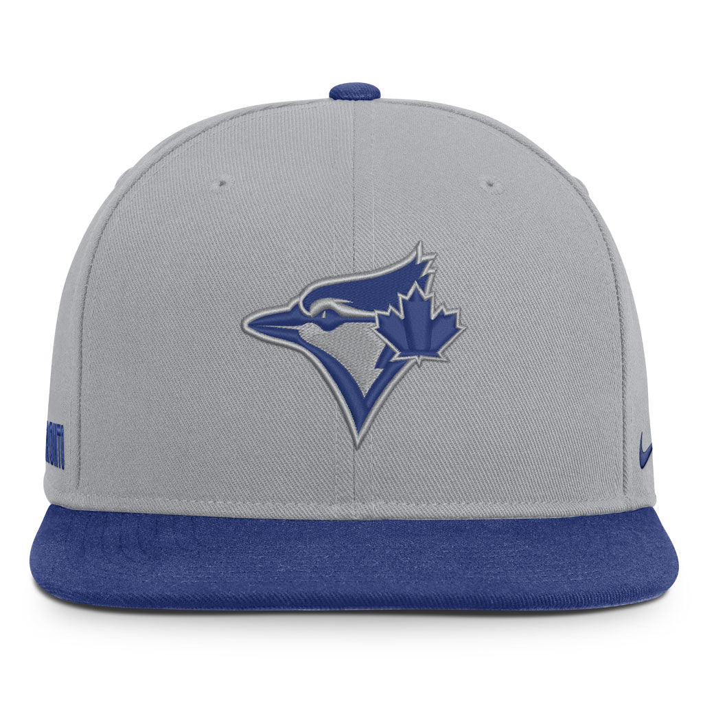MLB Toronto Blue Jays Nike Two-Tone Primetime Pro Snapback Hat - Graphite