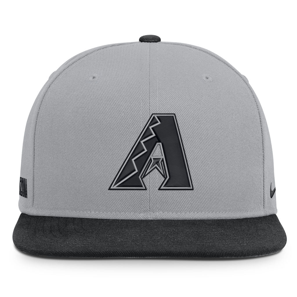 MLB Arizona Diamondbacks Nike Two-Tone Primetime Pro Snapback Hat - Graphite