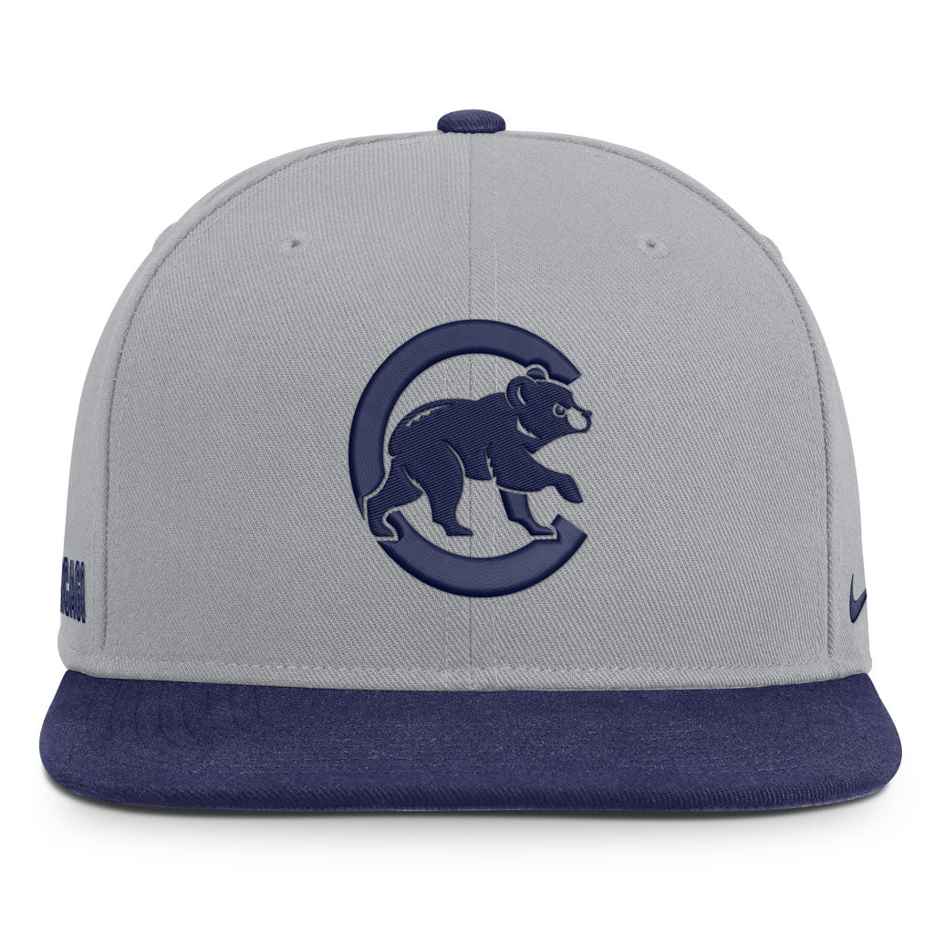 MLB Chicago Cubs Nike Two-Tone Primetime Pro Snapback Hat - Graphite