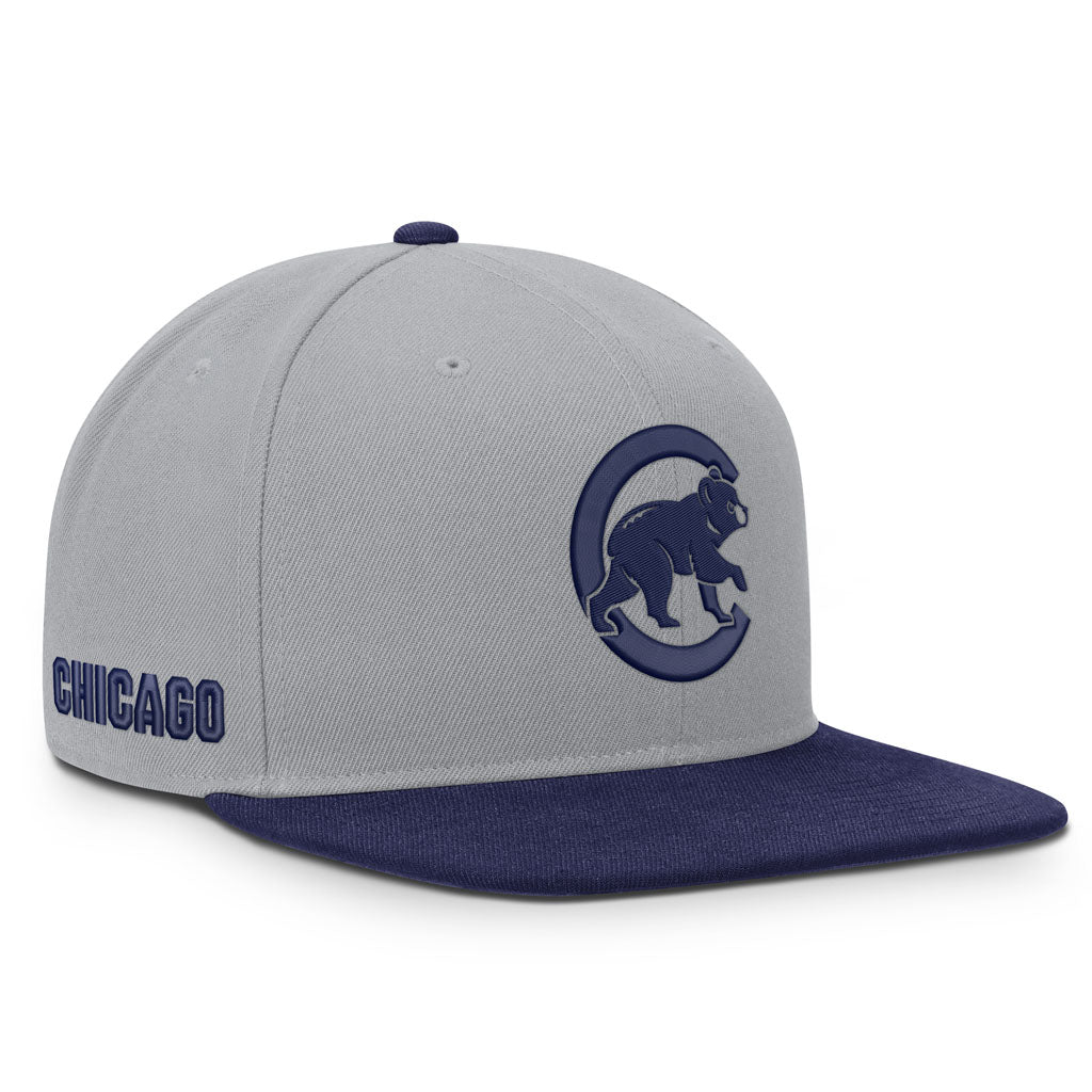 MLB Chicago Cubs Nike Two-Tone Primetime Pro Snapback Hat - Graphite