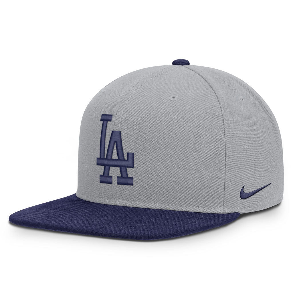 MLB Los Angeles Dodgers Nike Two-Tone Primetime Pro Snapback Hat - Graphite