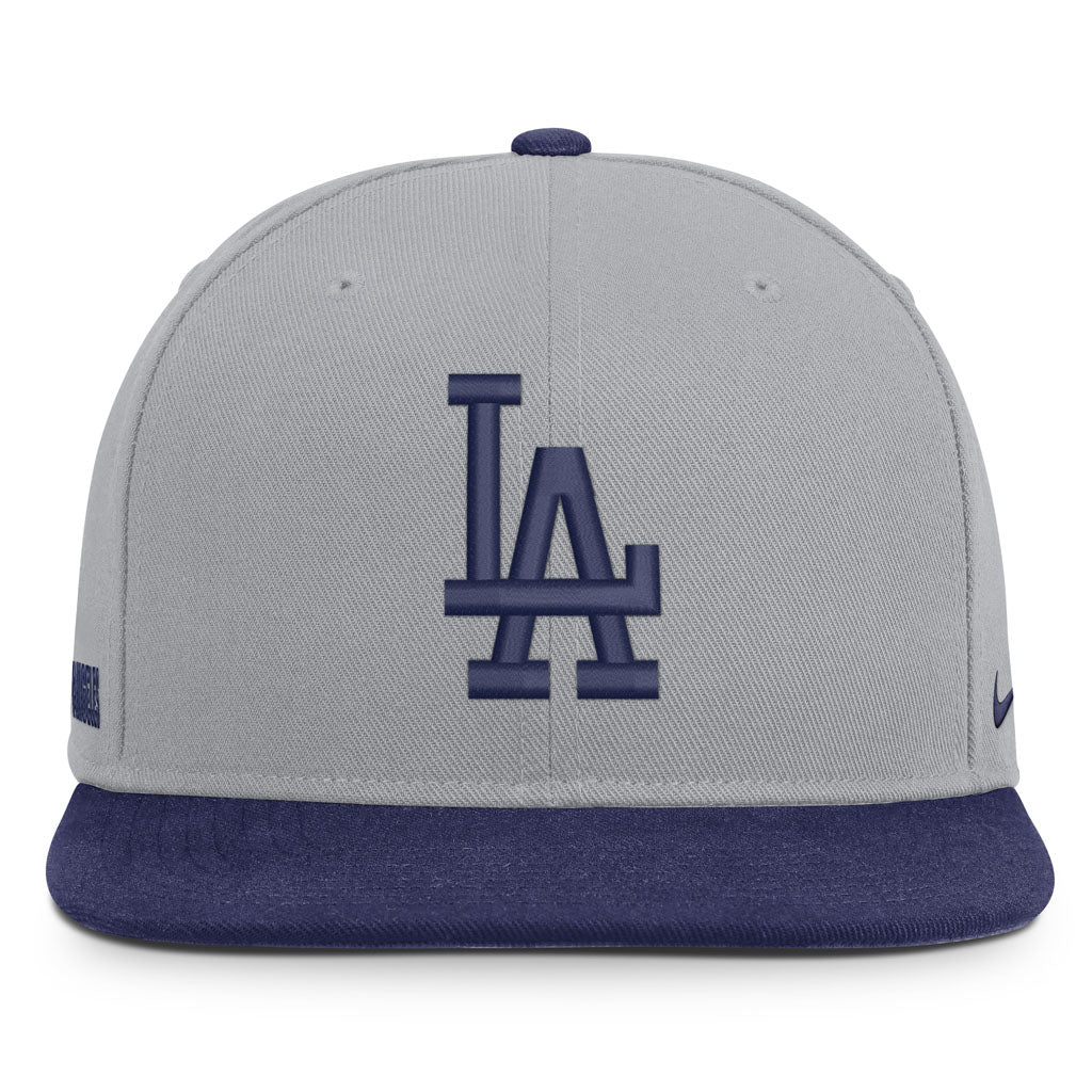 MLB Los Angeles Dodgers Nike Two-Tone Primetime Pro Snapback Hat - Graphite