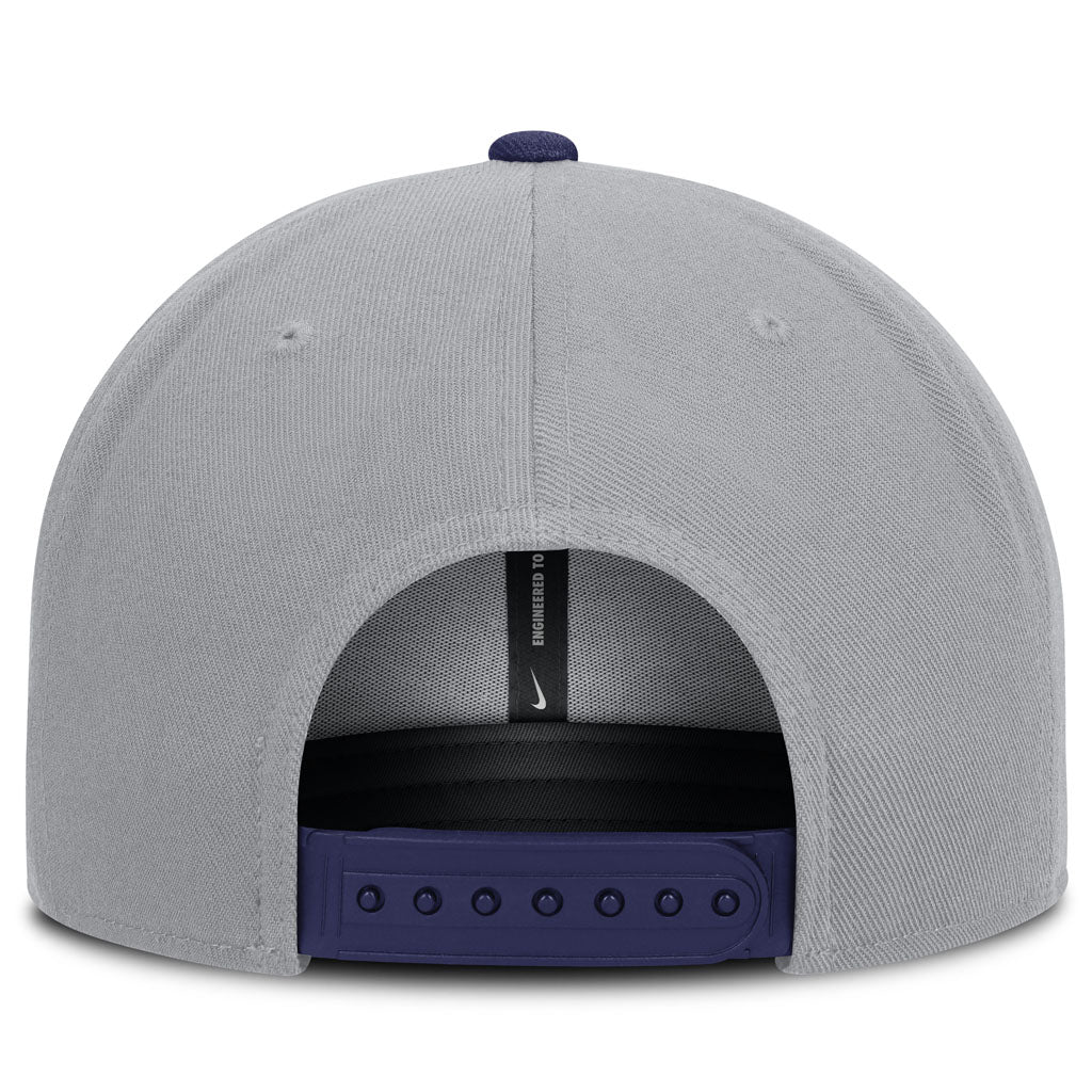 MLB Los Angeles Dodgers Nike Two-Tone Primetime Pro Snapback Hat - Graphite
