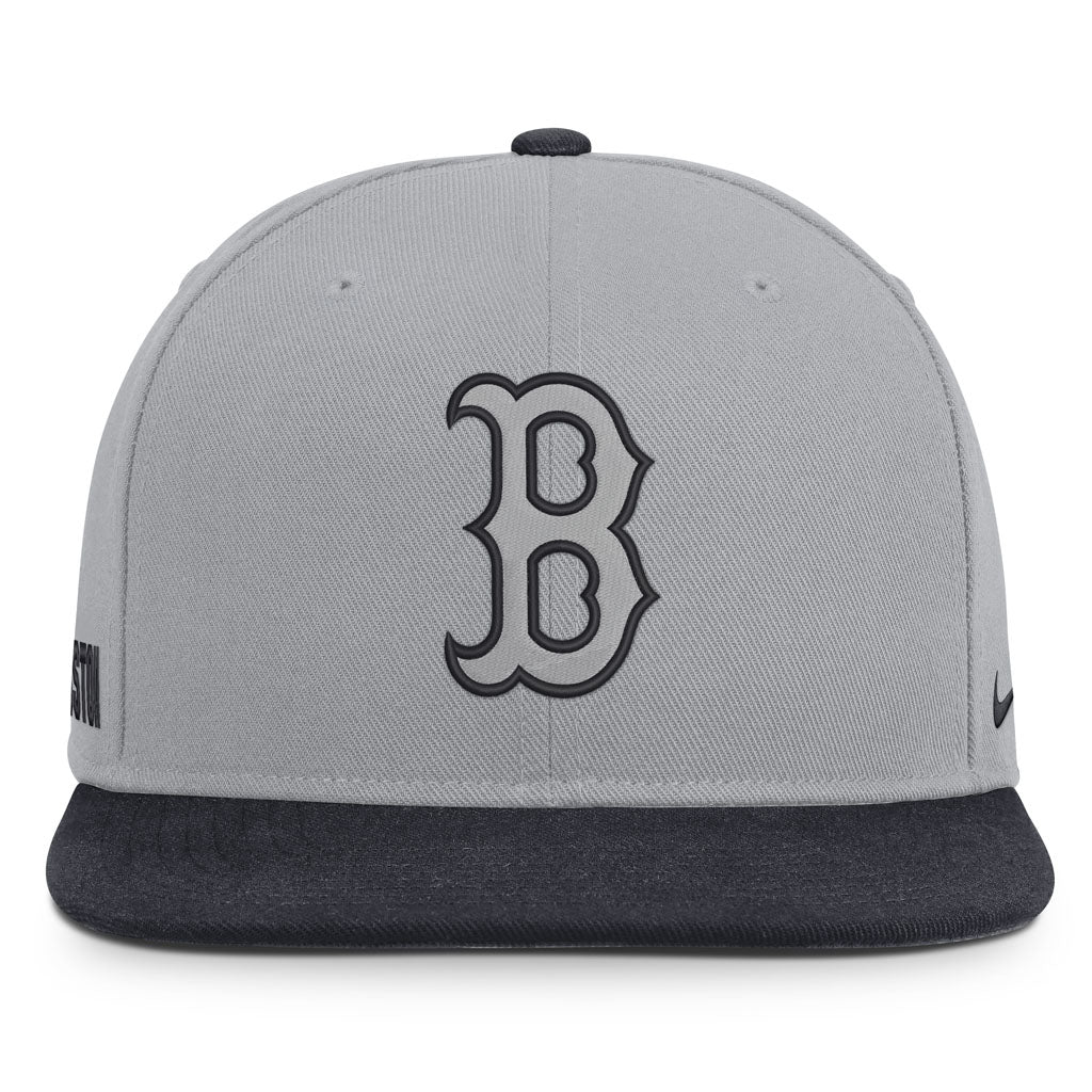 MLB Boston Red Sox Nike Two-Tone Primetime Pro Snapback Hat - Graphite