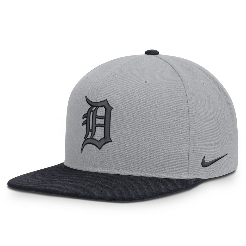 MLB Detroit Tigers Nike Two-Tone Primetime Pro Snapback Hat - Graphite
