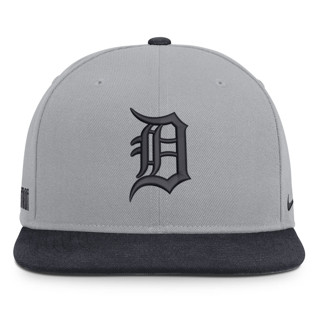 MLB Detroit Tigers Nike Two-Tone Primetime Pro Snapback Hat - Graphite