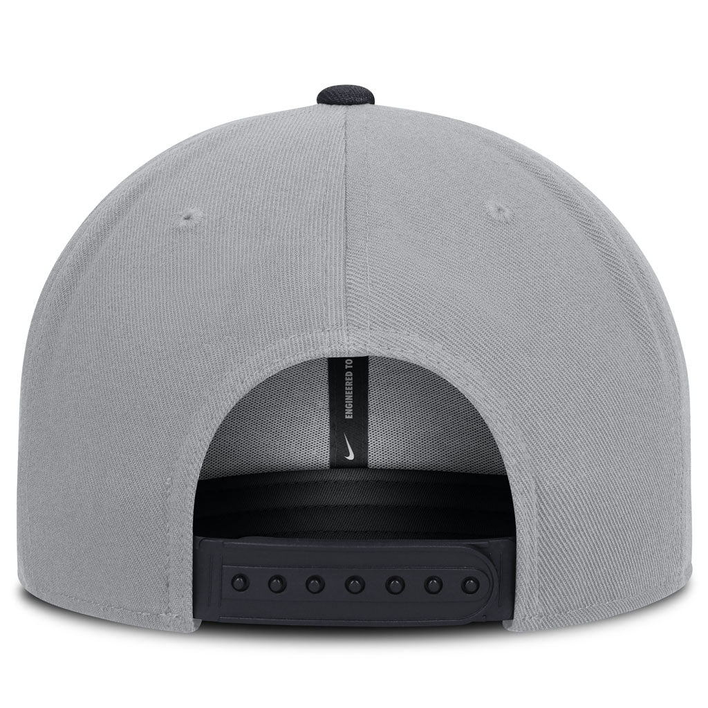 MLB New York Yankees Nike Two-Tone Primetime Pro Snapback Hat - Graphite