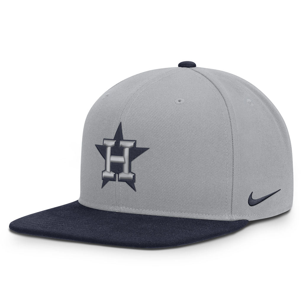 MLB Houston Astros Nike Two-Tone Primetime Pro Snapback Hat - Graphite