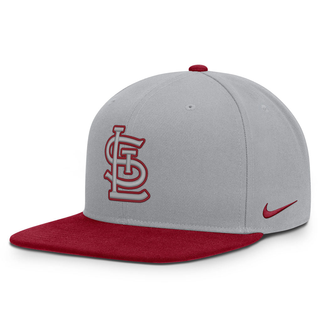 MLB St. Louis Cardinals Nike Two-Tone Primetime Pro Snapback Hat - Graphite