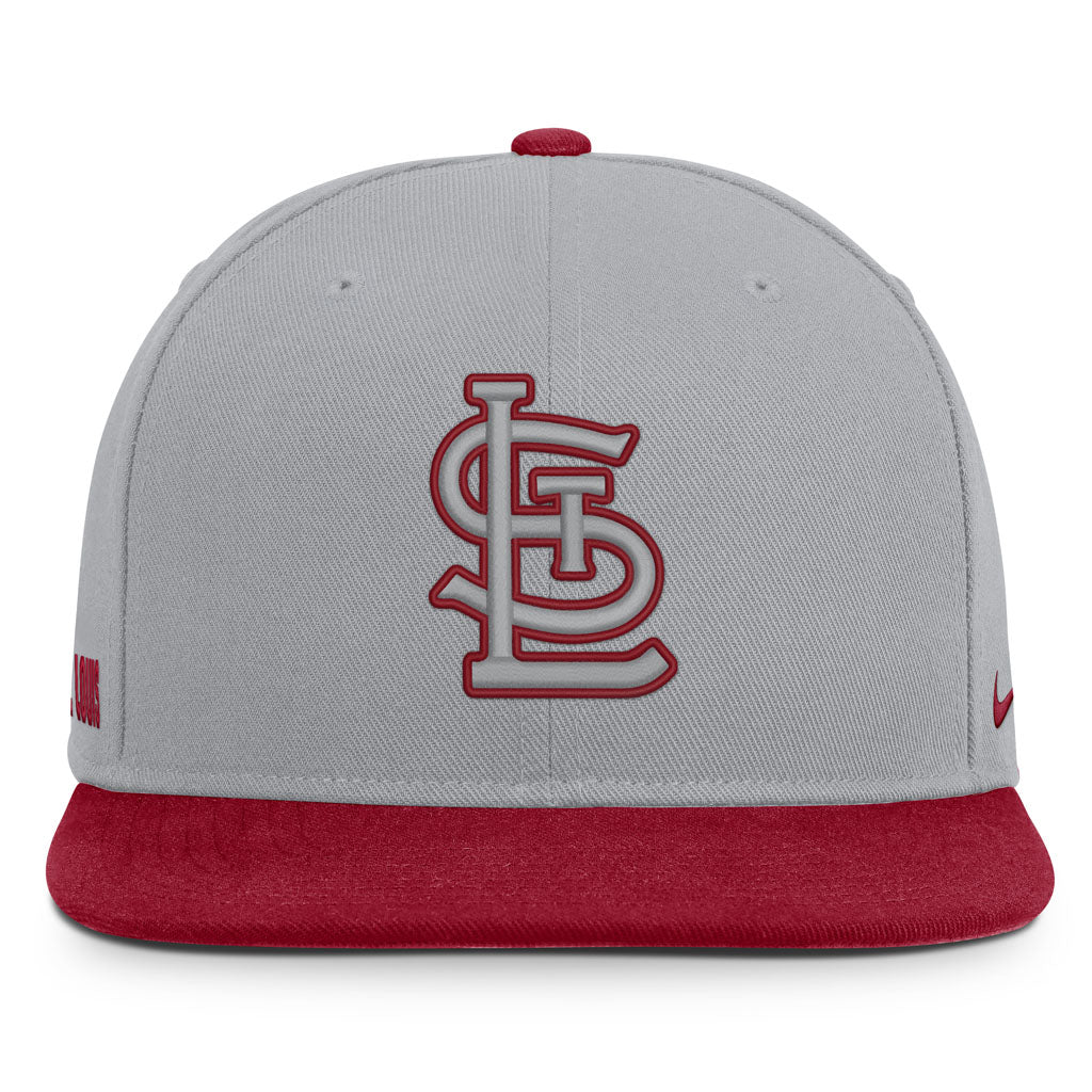 MLB St. Louis Cardinals Nike Two-Tone Primetime Pro Snapback Hat - Graphite
