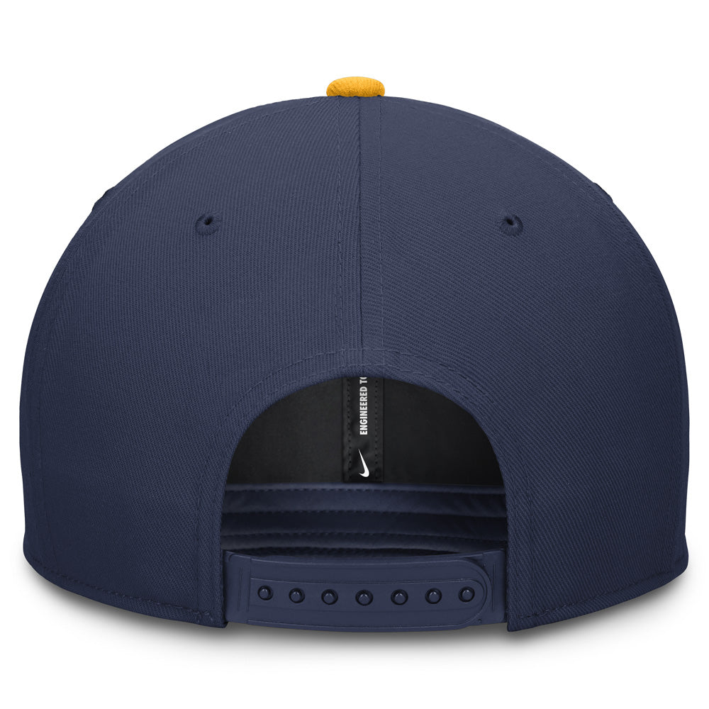 MLB Milwaukee Brewers Nike Pro Snapback Hat - Navy